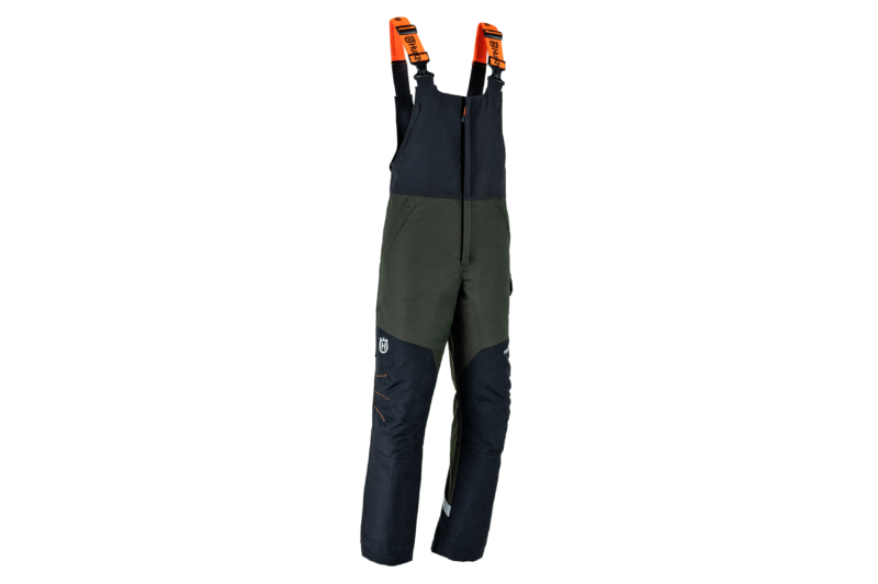 Husqvarna timmermansbroek met kettingzaagbescherming. Functional